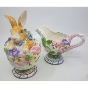 Vintage Fitz and Floyd Bunny Halcyon